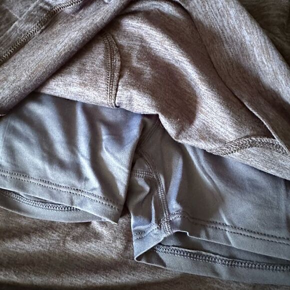 Kyodan | Blue Marled Pull On Drawstring Skort Built in Shorts with Pockets | S - Picture 4 of 4